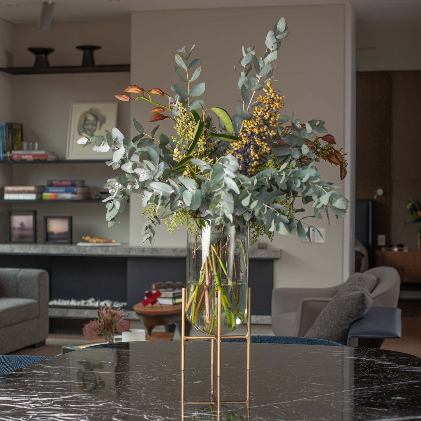 Flower Vase Rain Drop